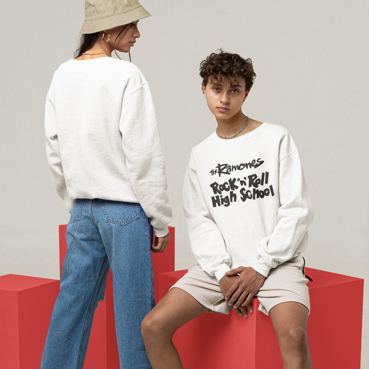 Ramones Rock N Roll Unisex Premium Sweatshirt — product photo 5