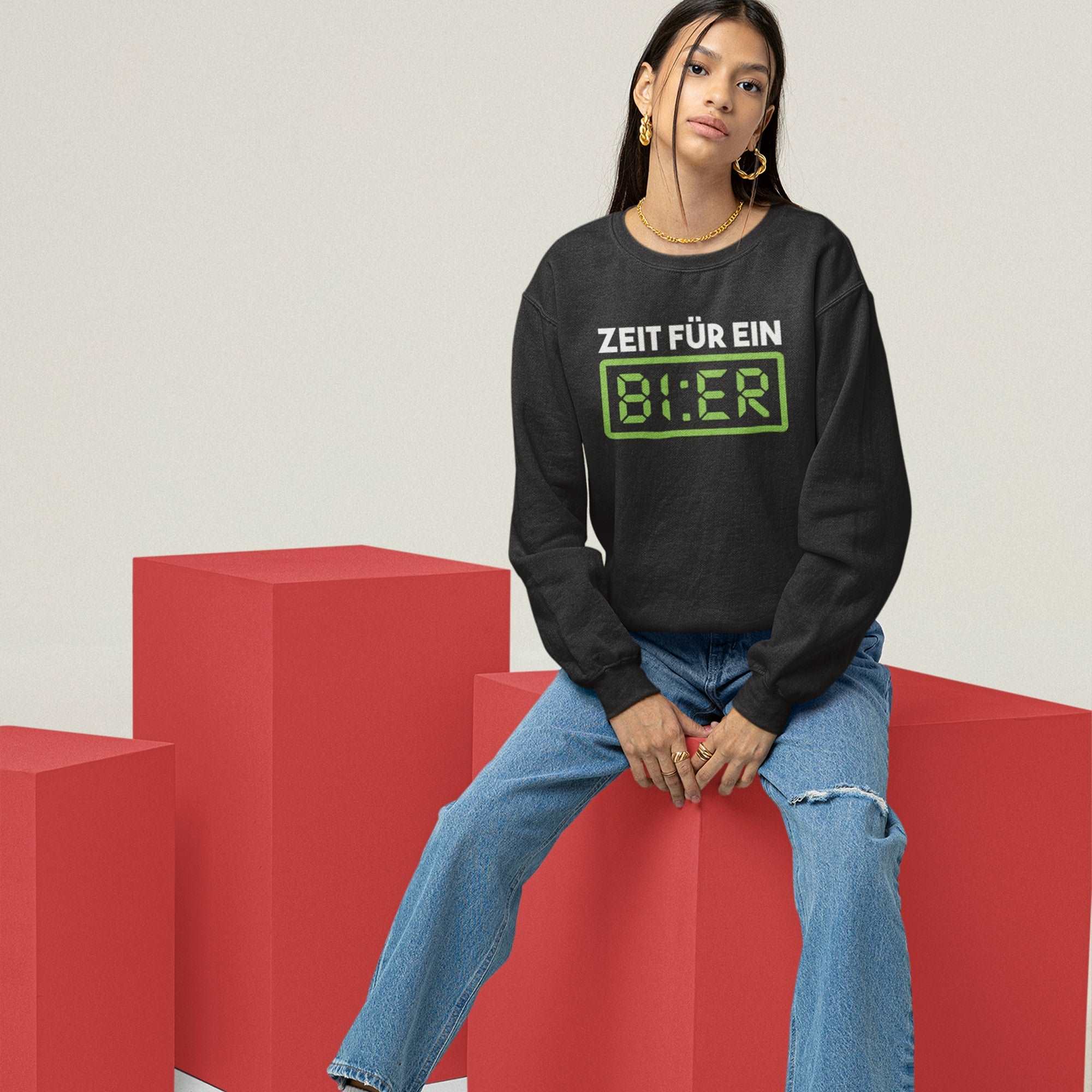 German Beer Time Unisex Premium Sweatshirt