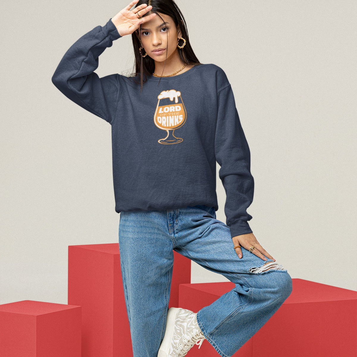 Lord Of The Drinks Unisex Premium Sweatshirt — product photo 6