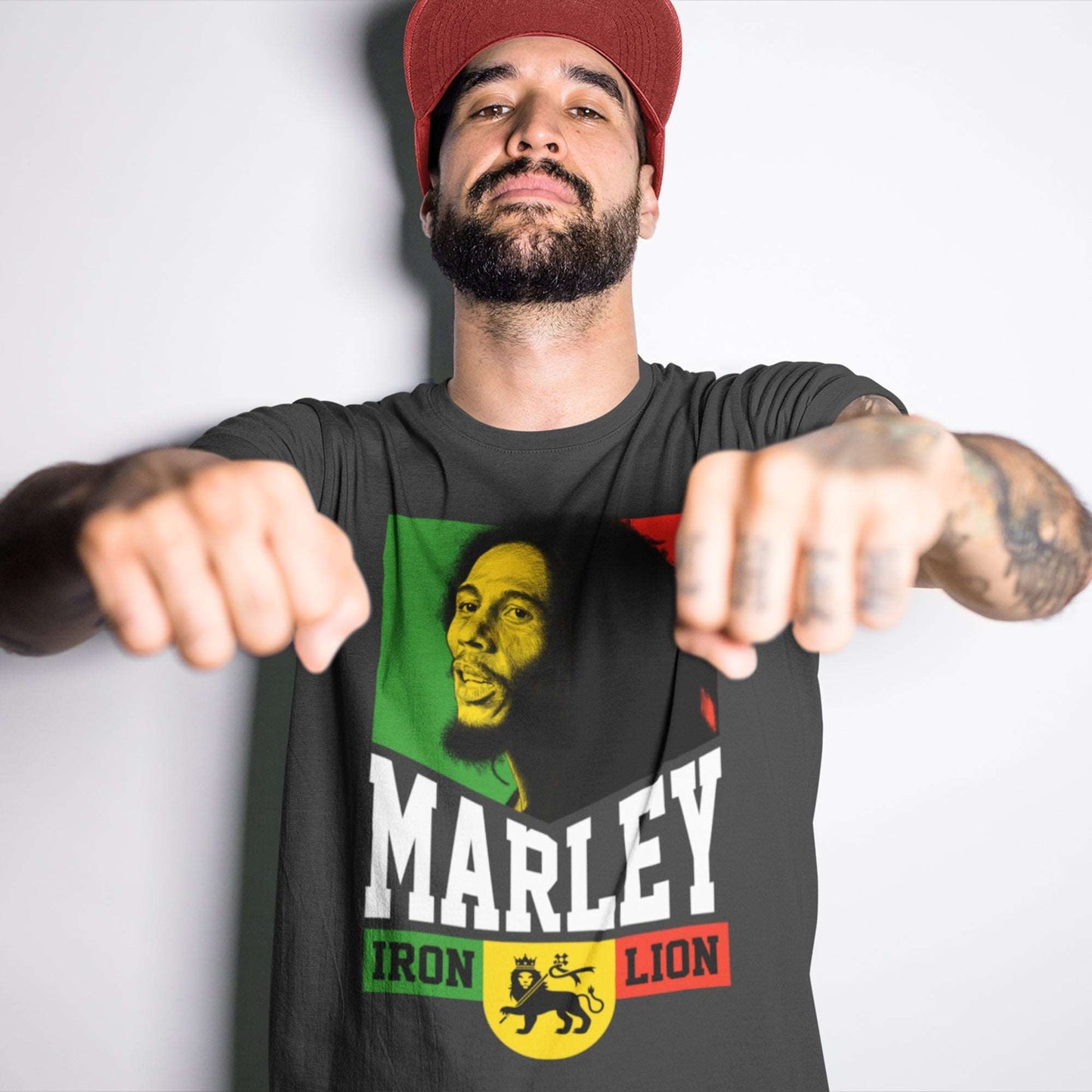Bob Marley: Iron Lion Unisex T-Shirt