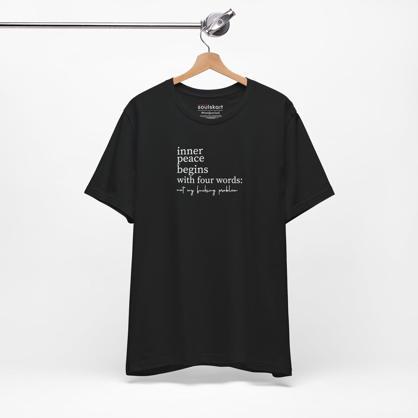 Not My Problem sarcastic tee back, unisex