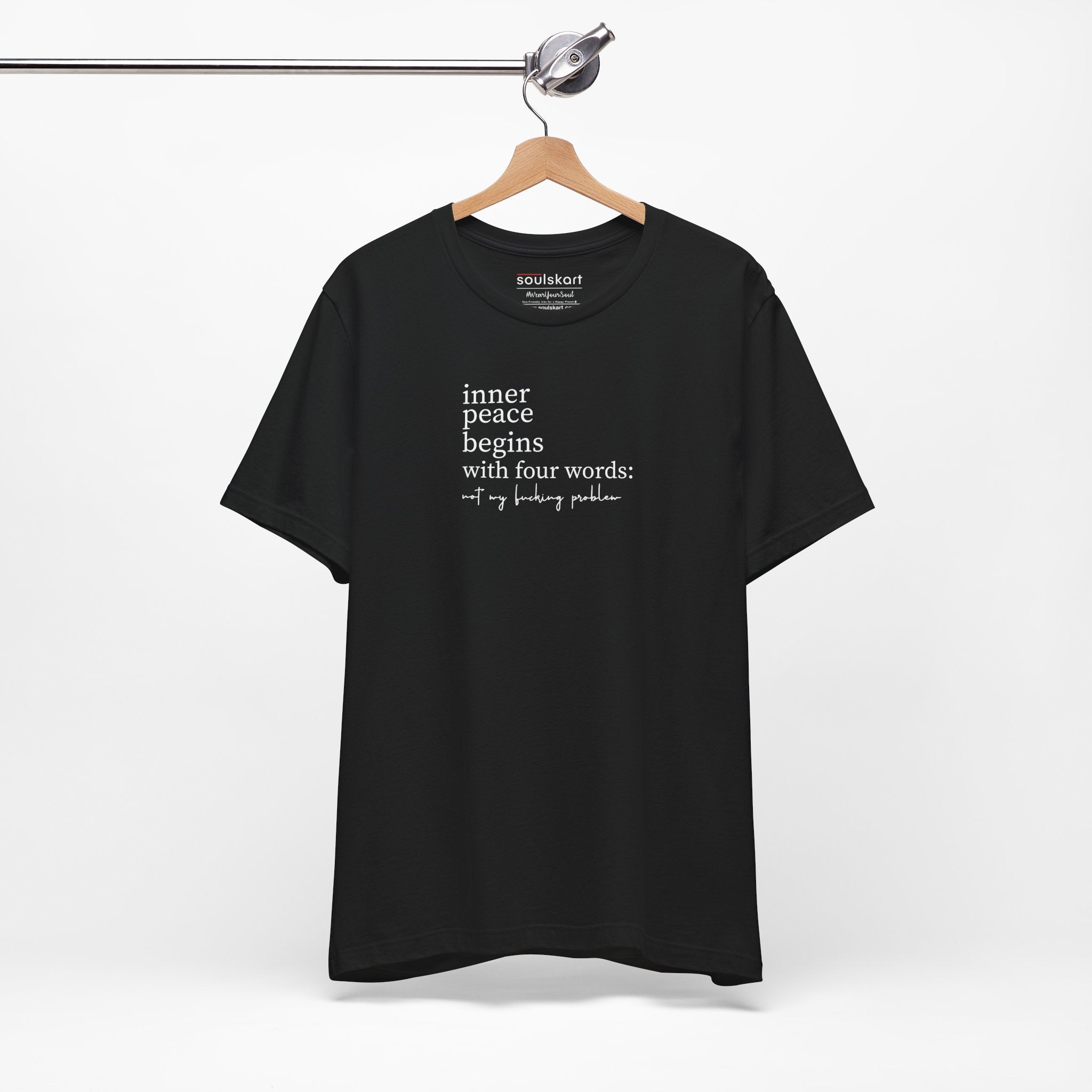 Not My Problem sarcastic tee back, unisex