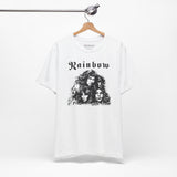 Rainbow Music Band Tee - Unisex Retro Vibes, Soft Cotton, Classic Fit - Back View
