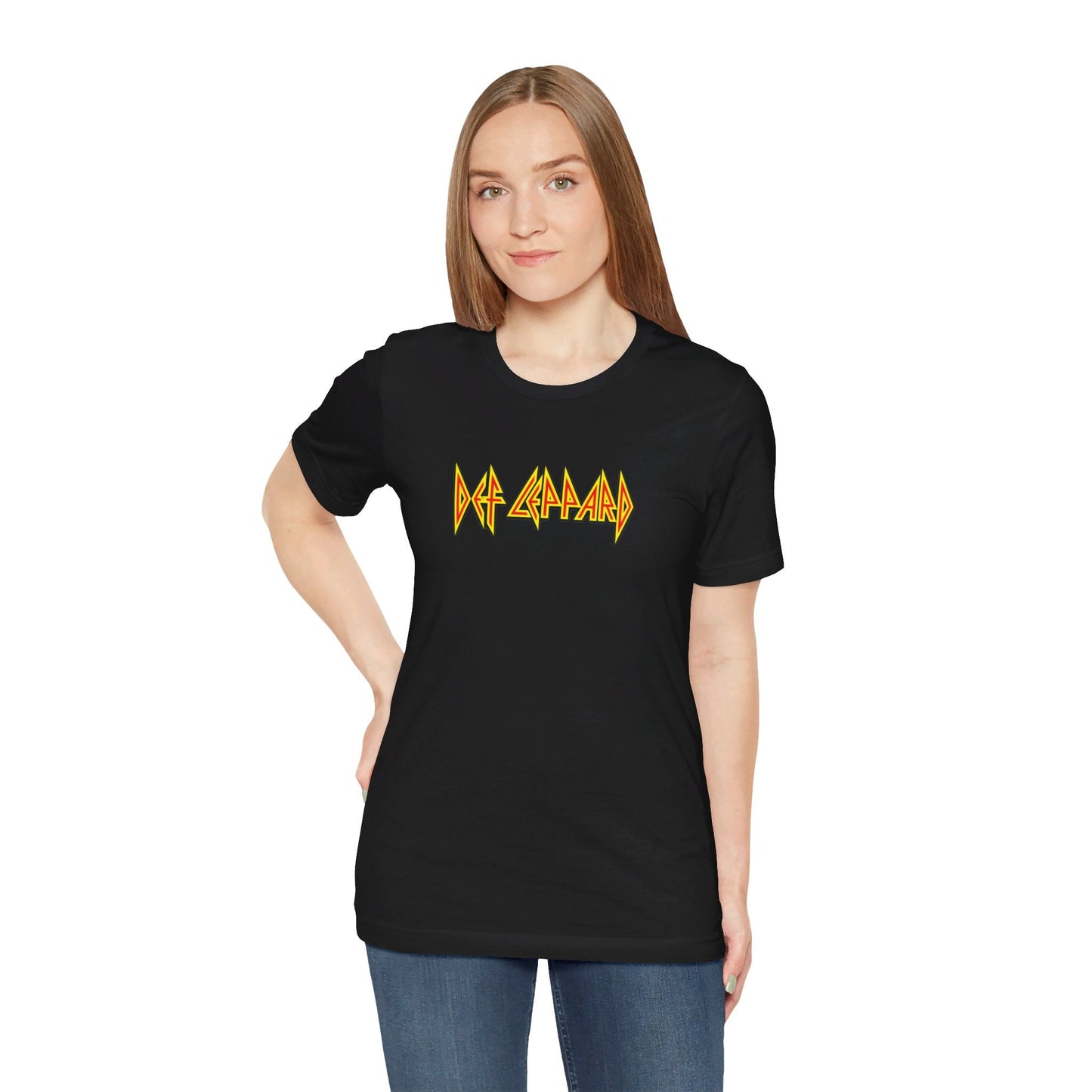 Def Leppard Rock & Roll Tee - Unisex Music Band Shirt for True Fans - Worn View