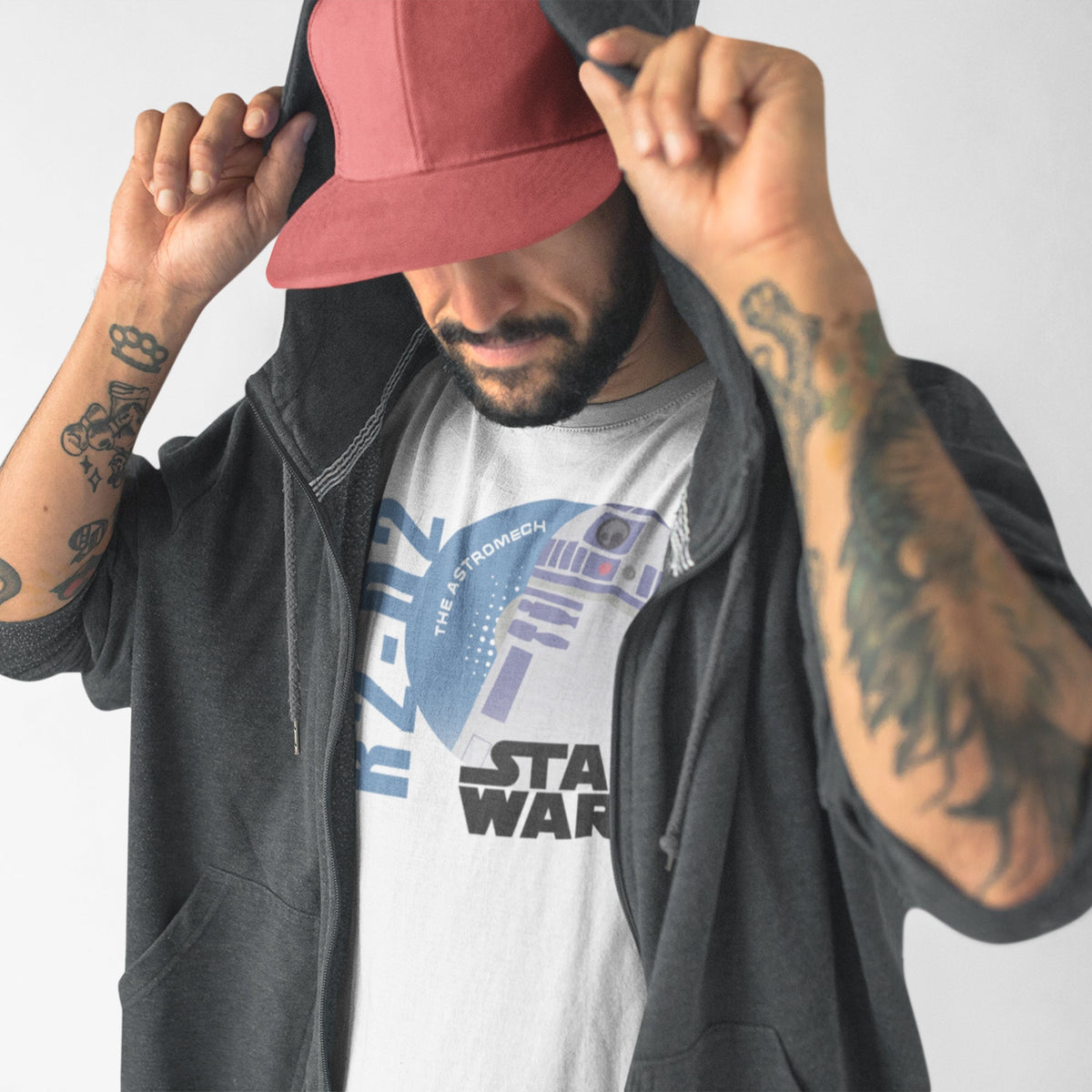 Star Wars: R2D2 Unisex T-Shirt — close-up detail
