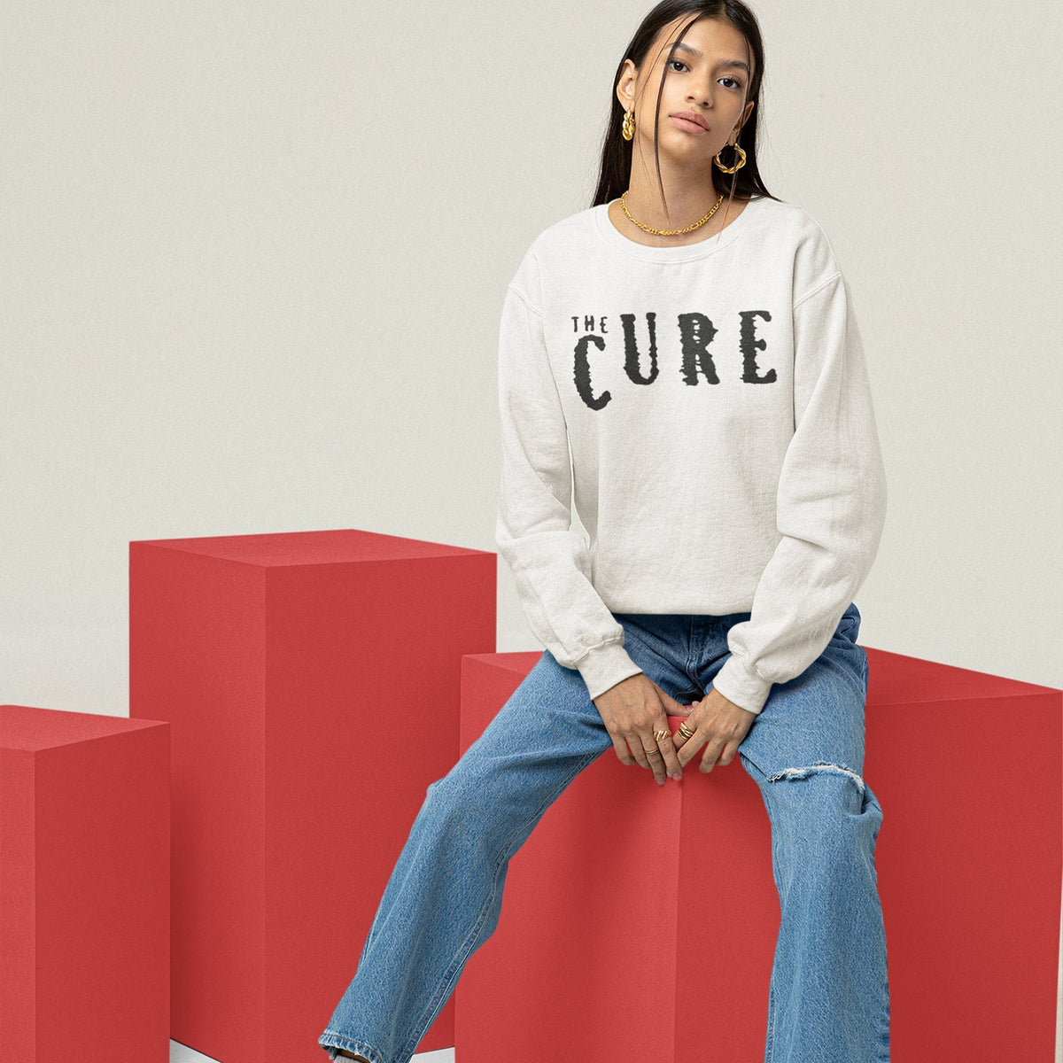 The Cure Wordmark Sweatshirt — product photo 6