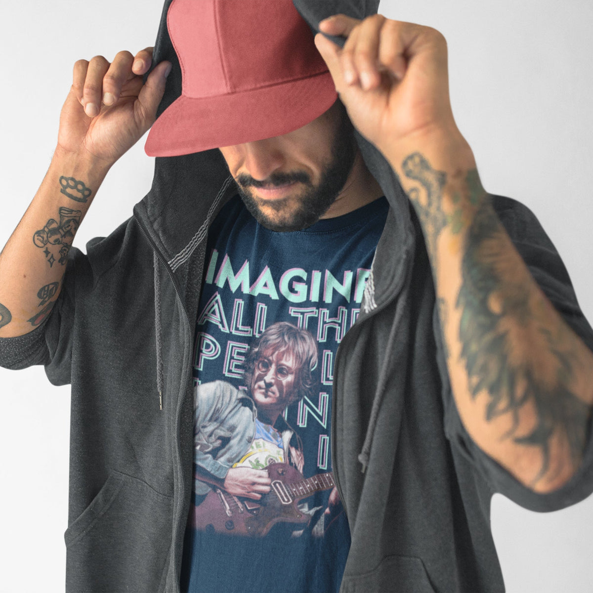 The Beatles: Imagine Unisex T-Shirt — close-up detail