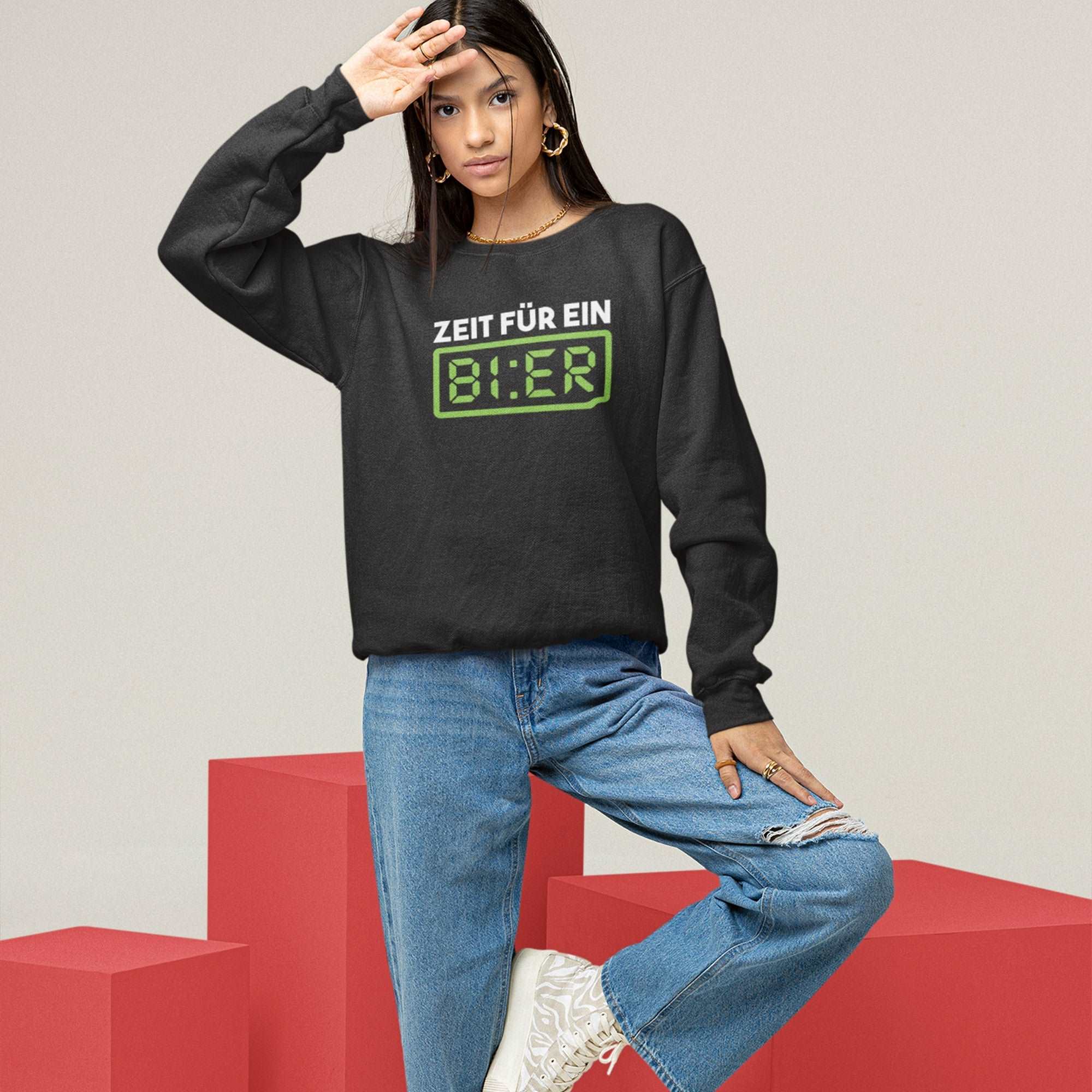German Beer Time Unisex Premium Sweatshirt