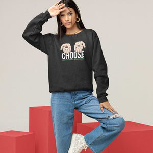 Choose And Find Out How Deep Is The Rabbit Hole Unisex Premium Sweatshirt