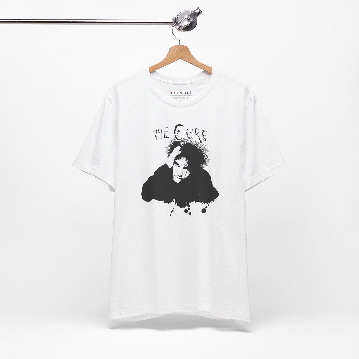 The Cure Band Tee - Unisex Music-Inspired T-Shirt - Classic Rock Vibes - Back View