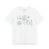 Pizza Party Tee – Unisex Classic T-Shirt with Pizza Print - Front View