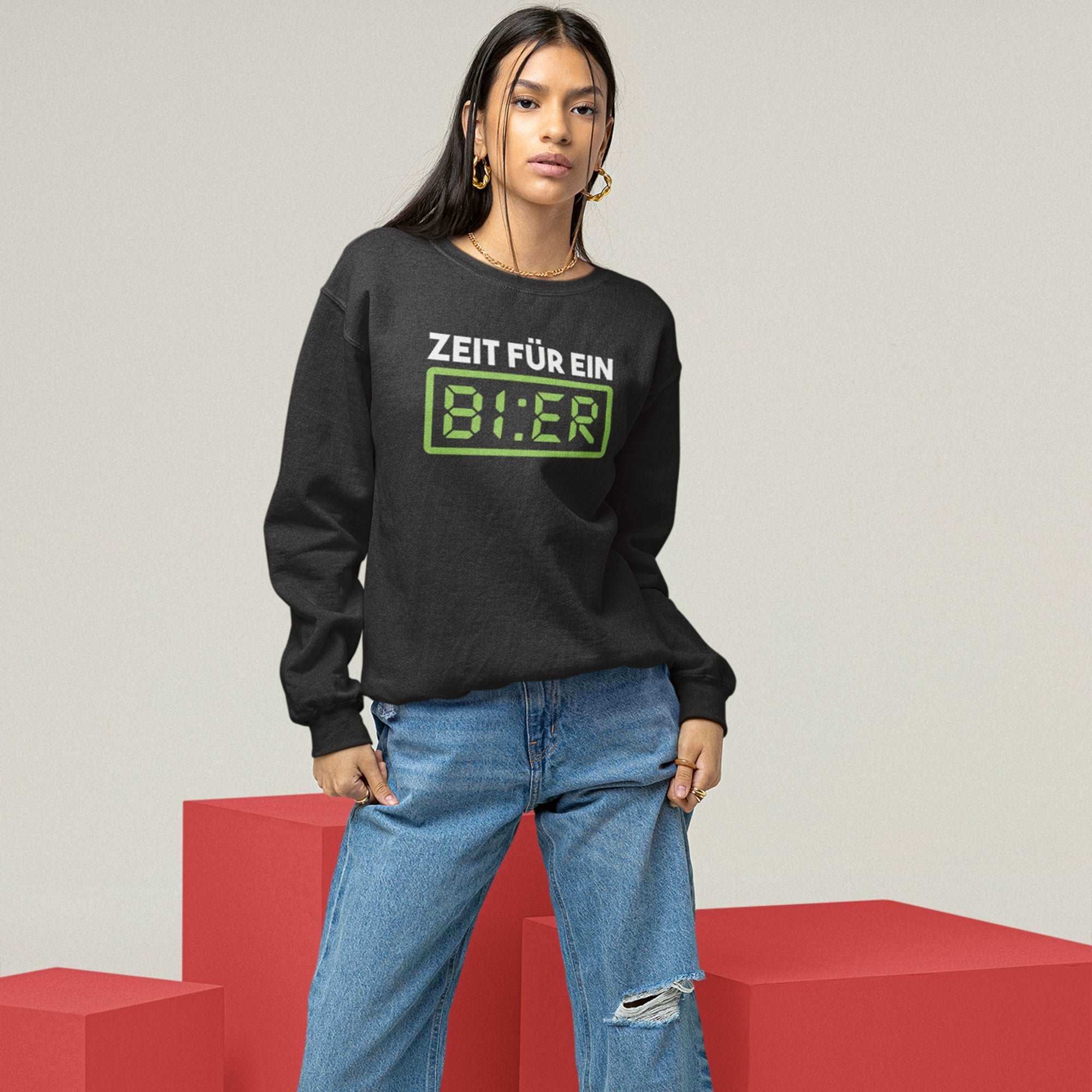 German Beer Time Unisex Premium Sweatshirt