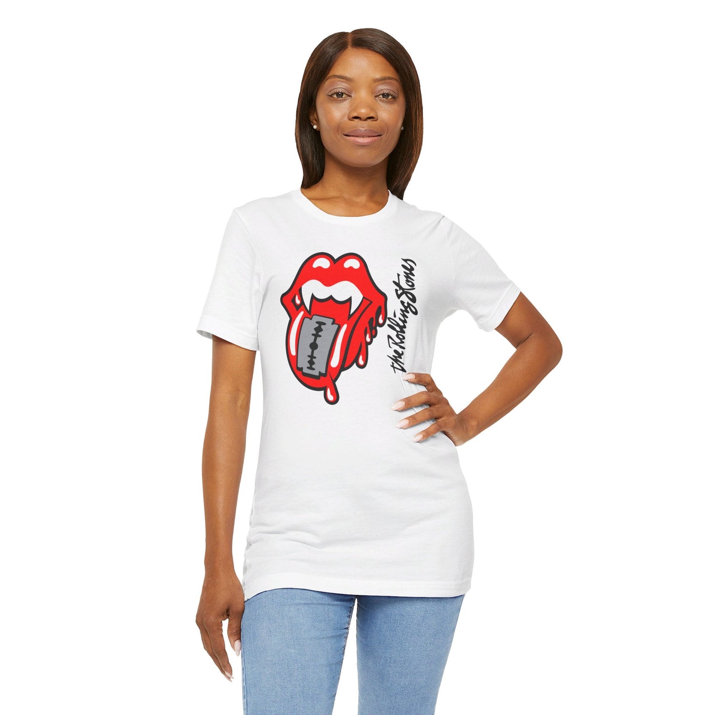The Rolling Stones Unisex Tee - Rock 'n' Roll Classic with Iconic Style - Product Image 15