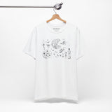 Pizza Party Tee – Unisex Classic T-Shirt with Pizza Print - Back View