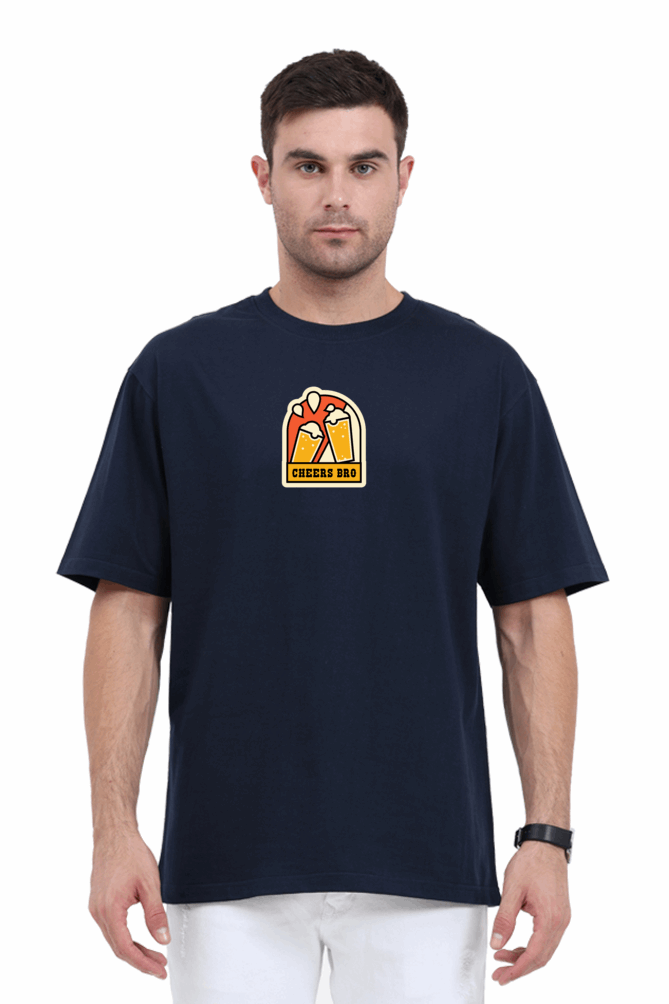 Cheers Bro Oversized Unisex T-Shirt - Soulskart