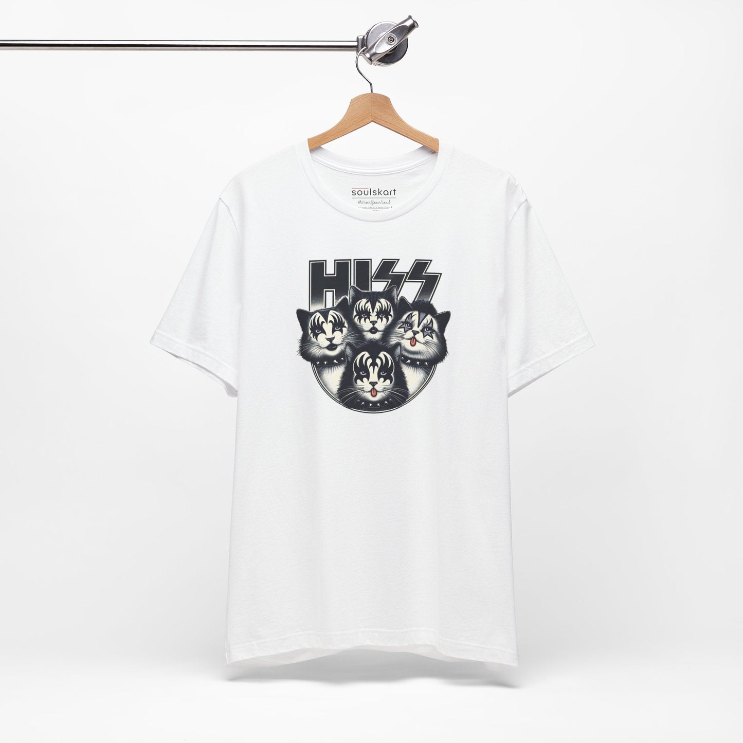 Cat Lovers "Hiss" T-Shirt - Rock Your Purrsonality! - Front View