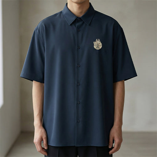 Star Wars Millennium Falcon Never Tell Me the Odds Oversized Buttoned — main product image