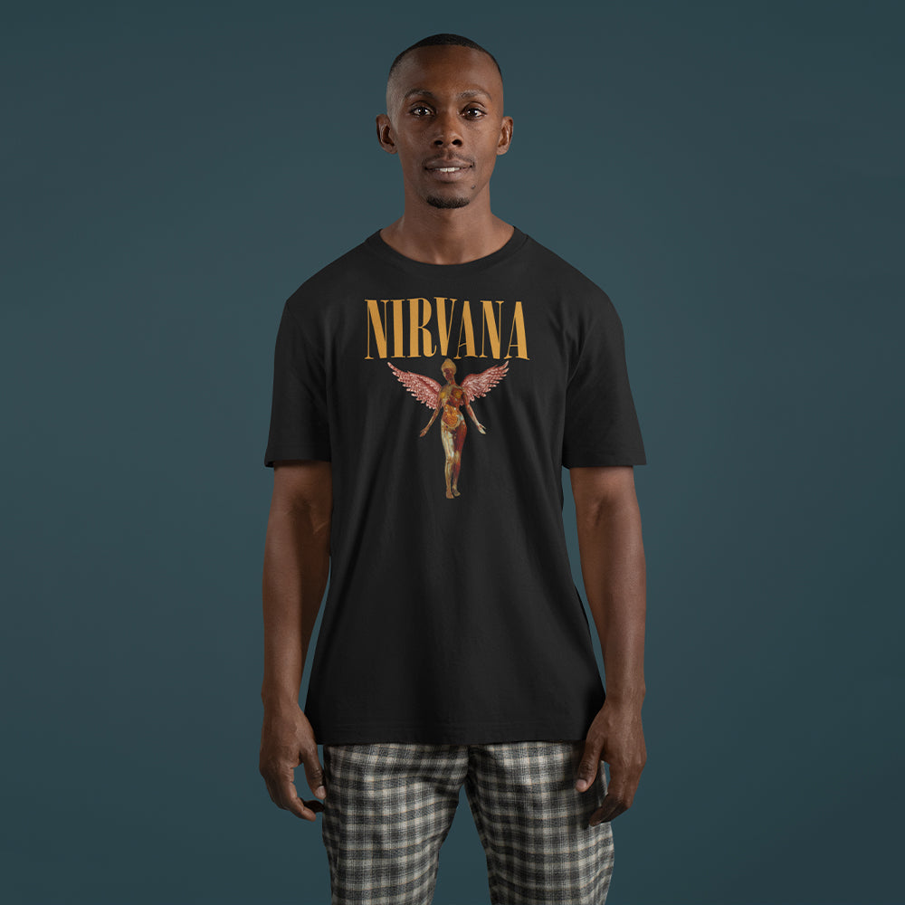 Nirvana Winged Angel Tee — main product image