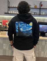 Vincent van Gogh Starry Night Hoodie - Back View