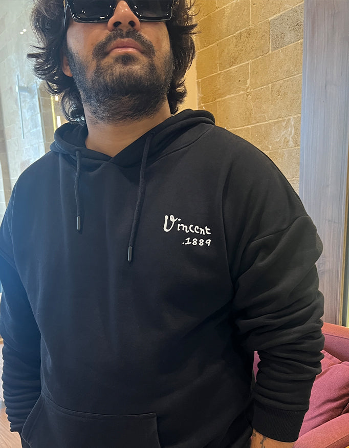 Vincent van Gogh Starry Night Hoodie - Side View