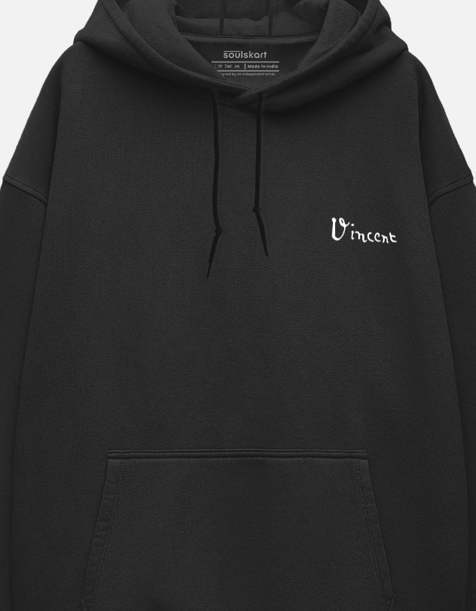 Vincent van Gogh Cypresses Hoodie — front view
