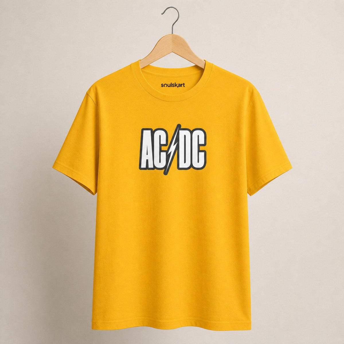 AC/DC Classic Logo Tee — on hanger