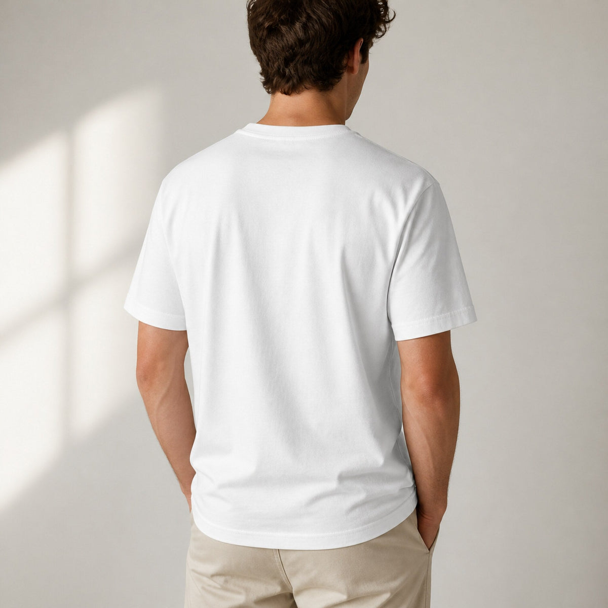 AC/DC Classic Rock Tee — worn on model, back