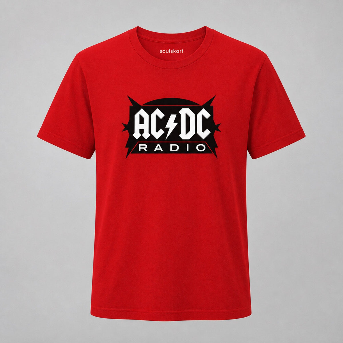 AC/DC Radio Tee — front view