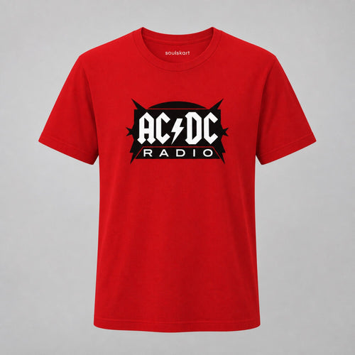 AC/DC Radio Tee — front view