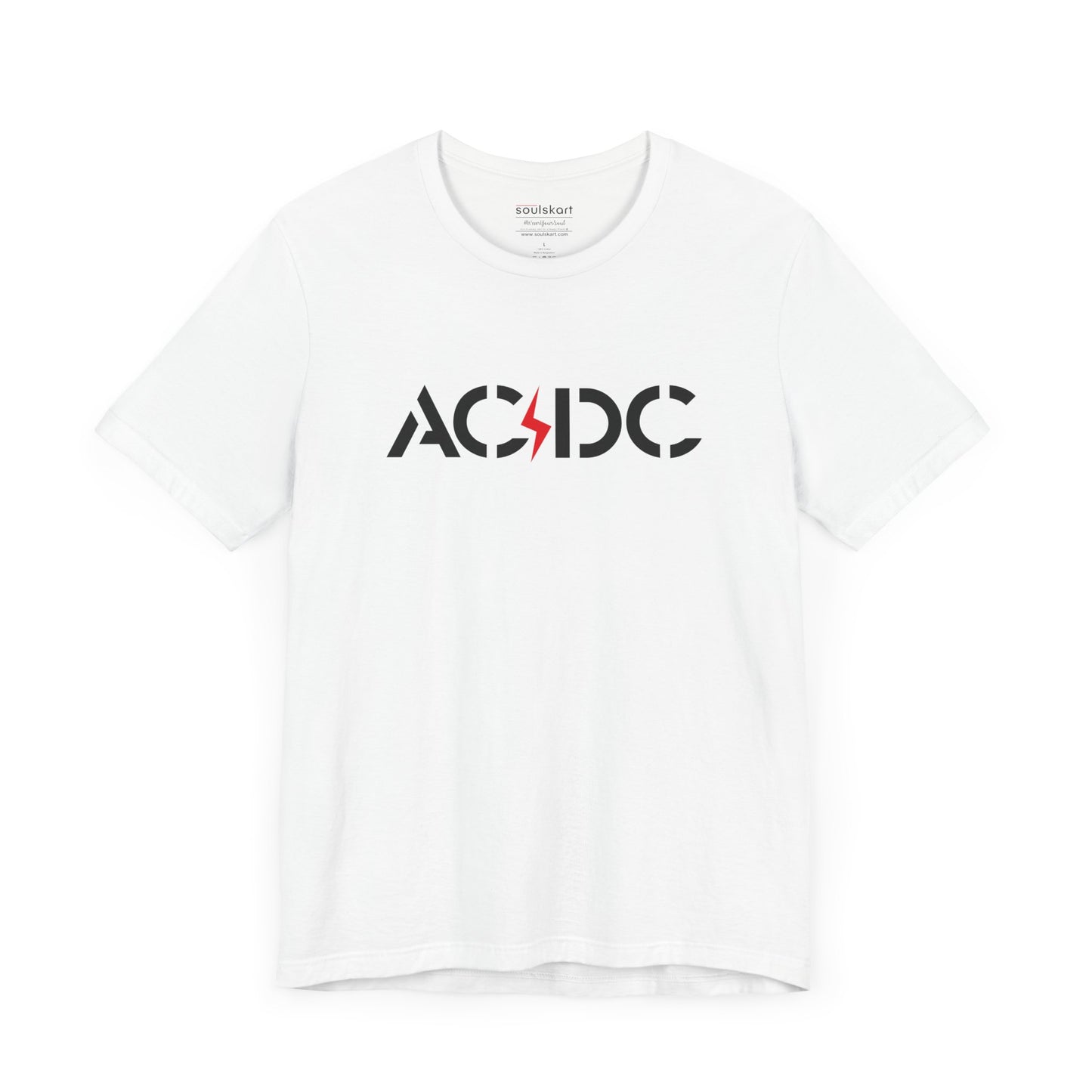 AC/DC Rock On Tee — side view
