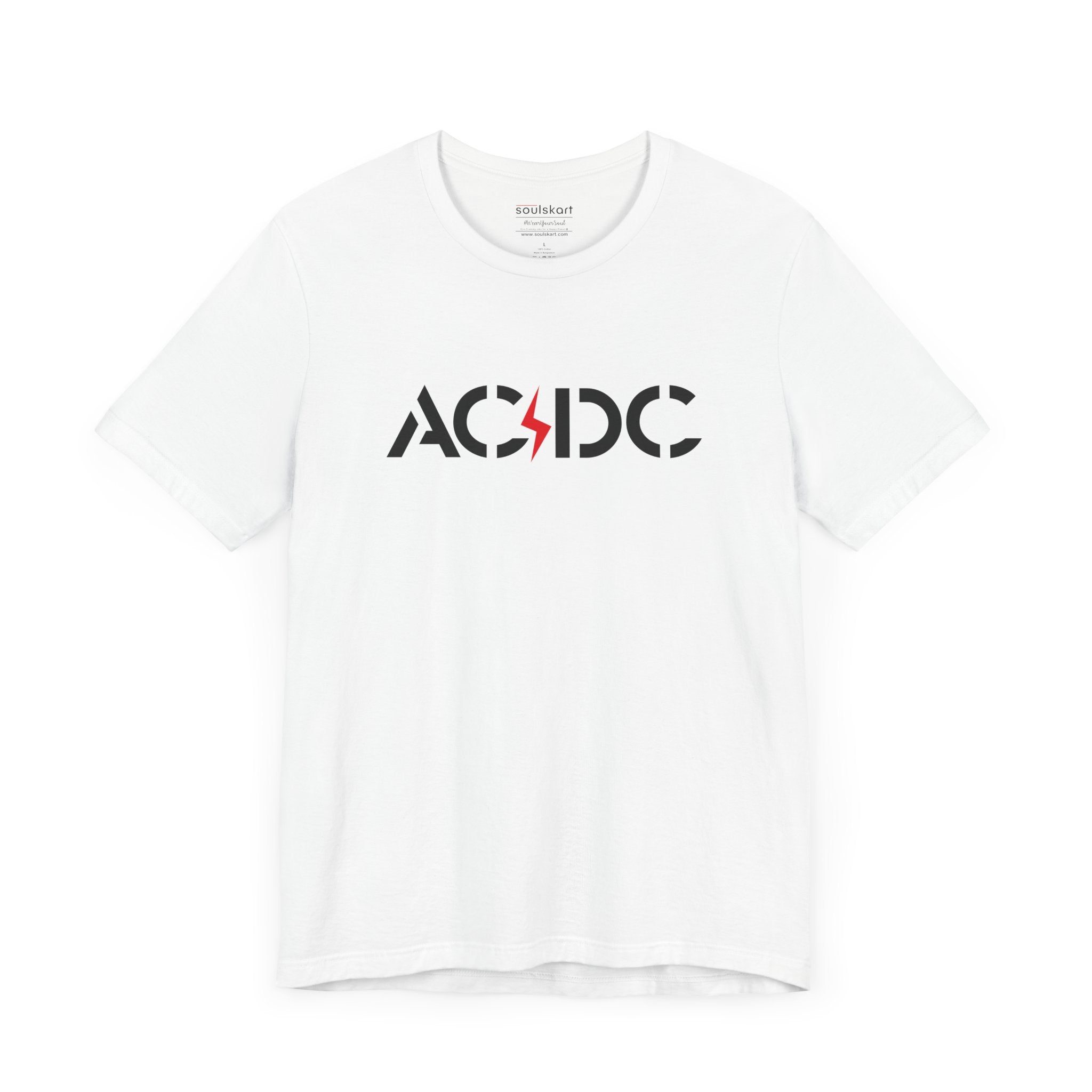 AC/DC Rock On Tee — side view