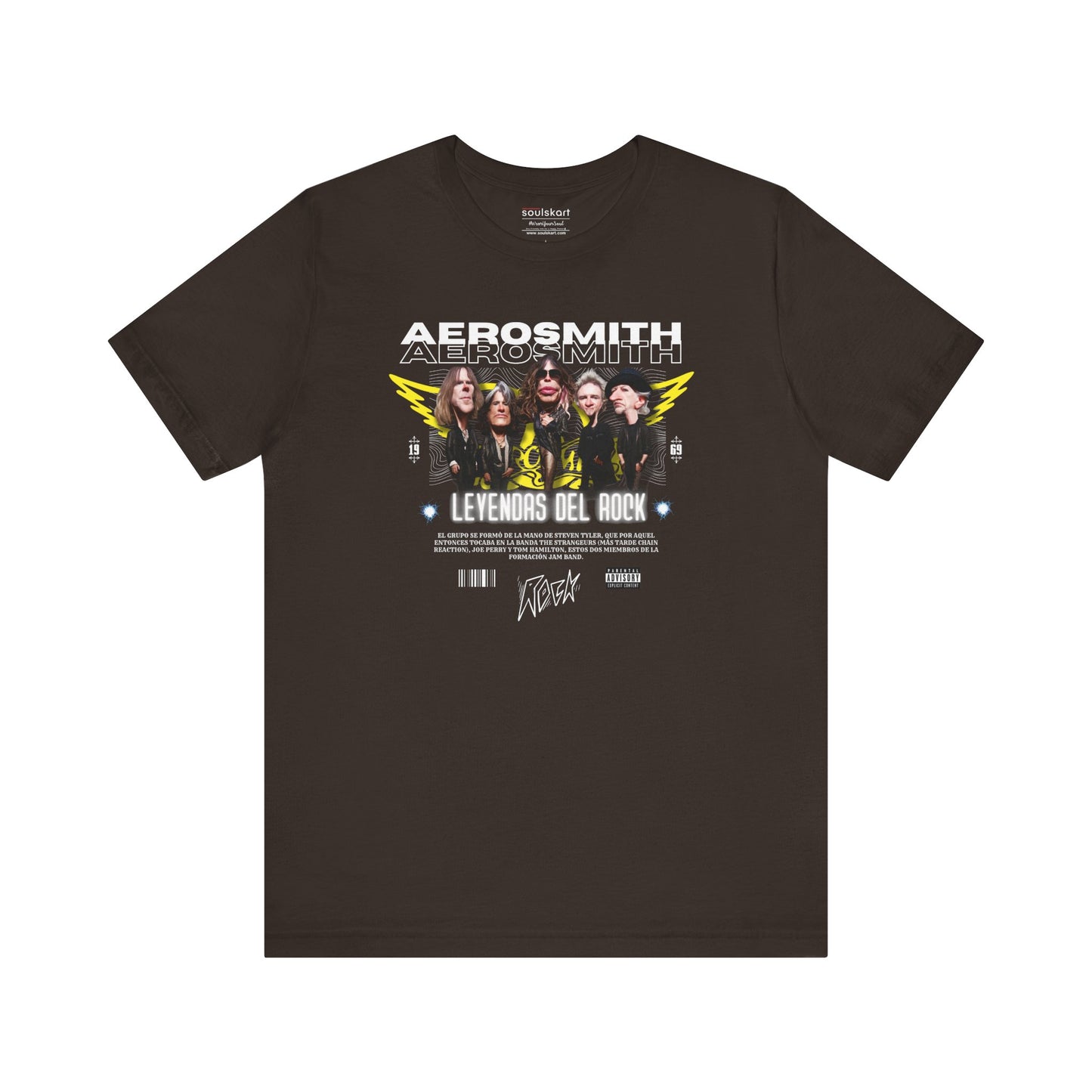 Aerosmith Band Printed T-Shirt — front view