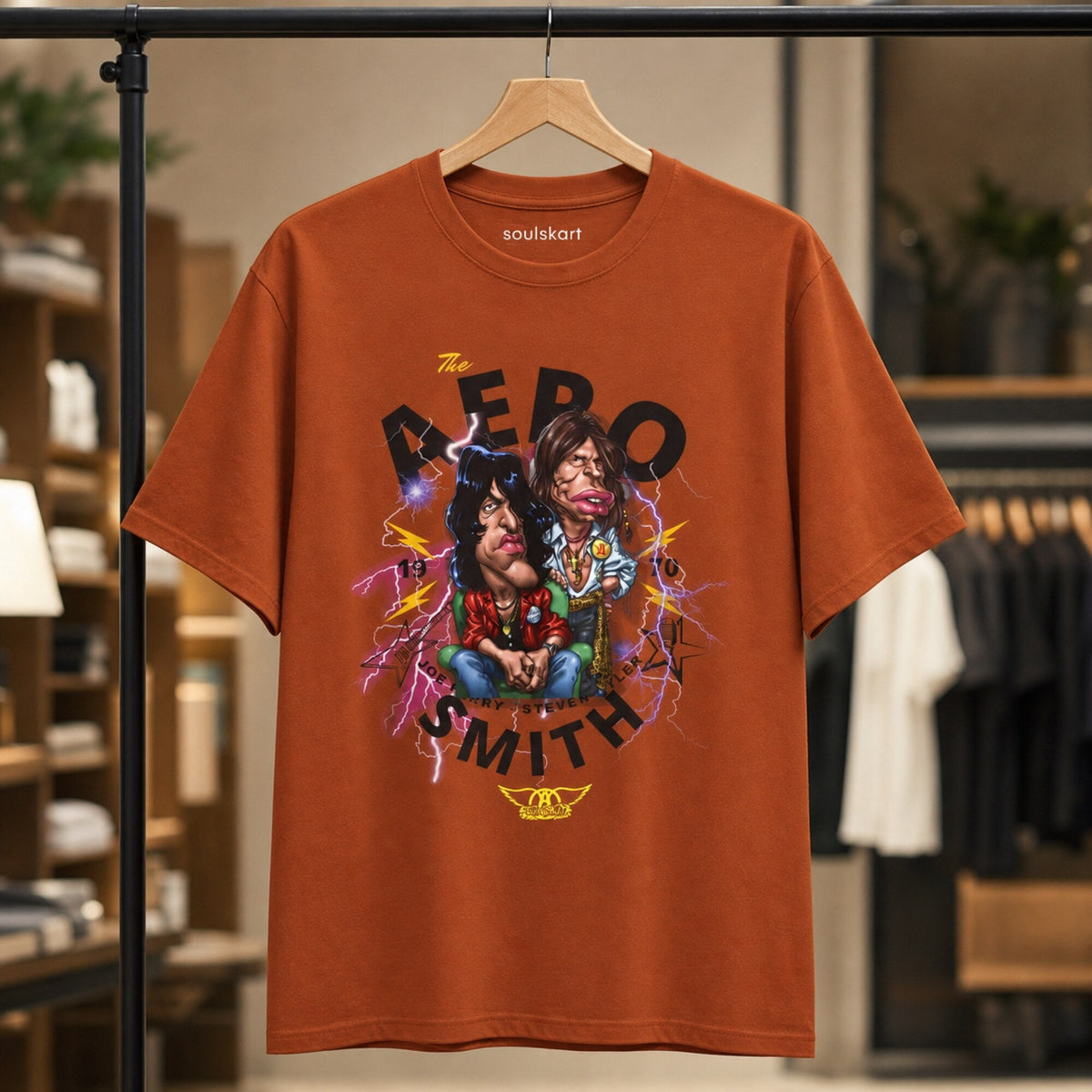 Aerosmith Dream On Tee — on hanger
