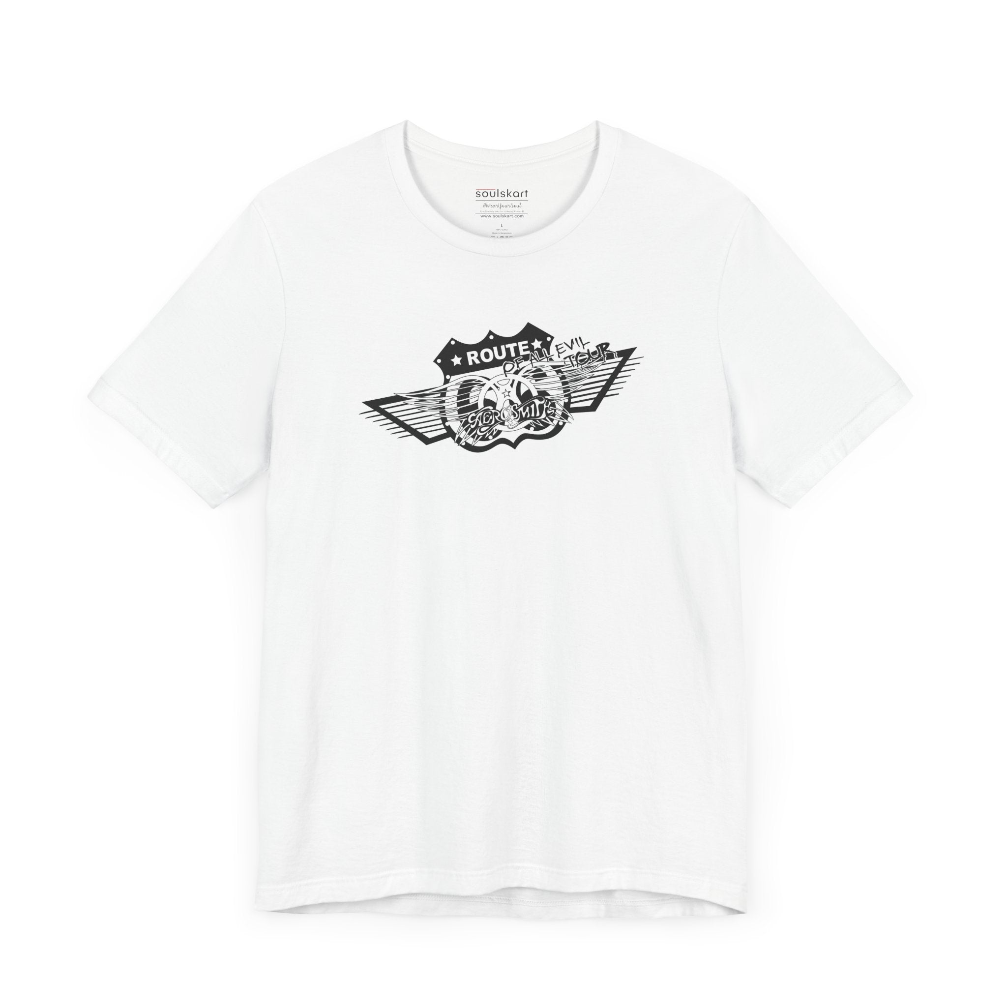 AEROSMITH Route of All Evil Tour Tee — side view