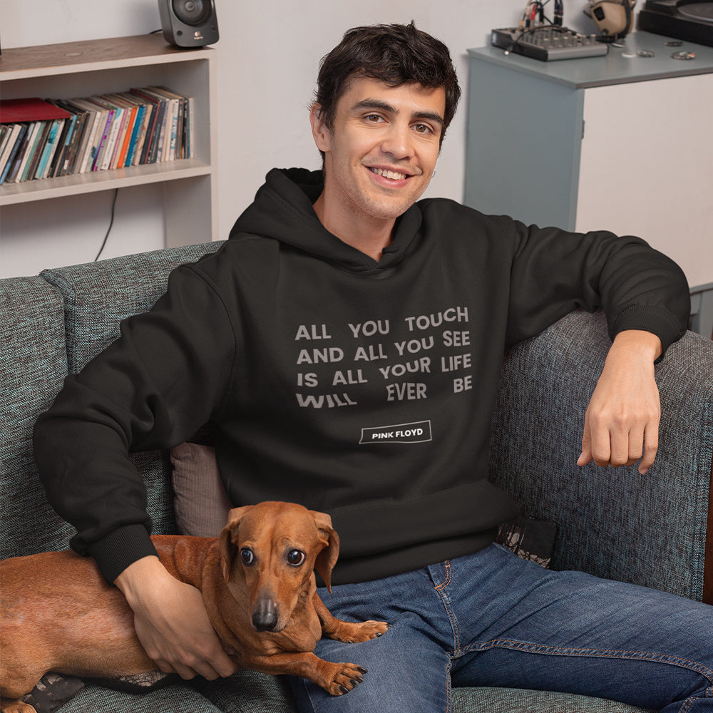 Pink Floyd Breathe(In the air) Unisex Black Hoodie — product photo 2