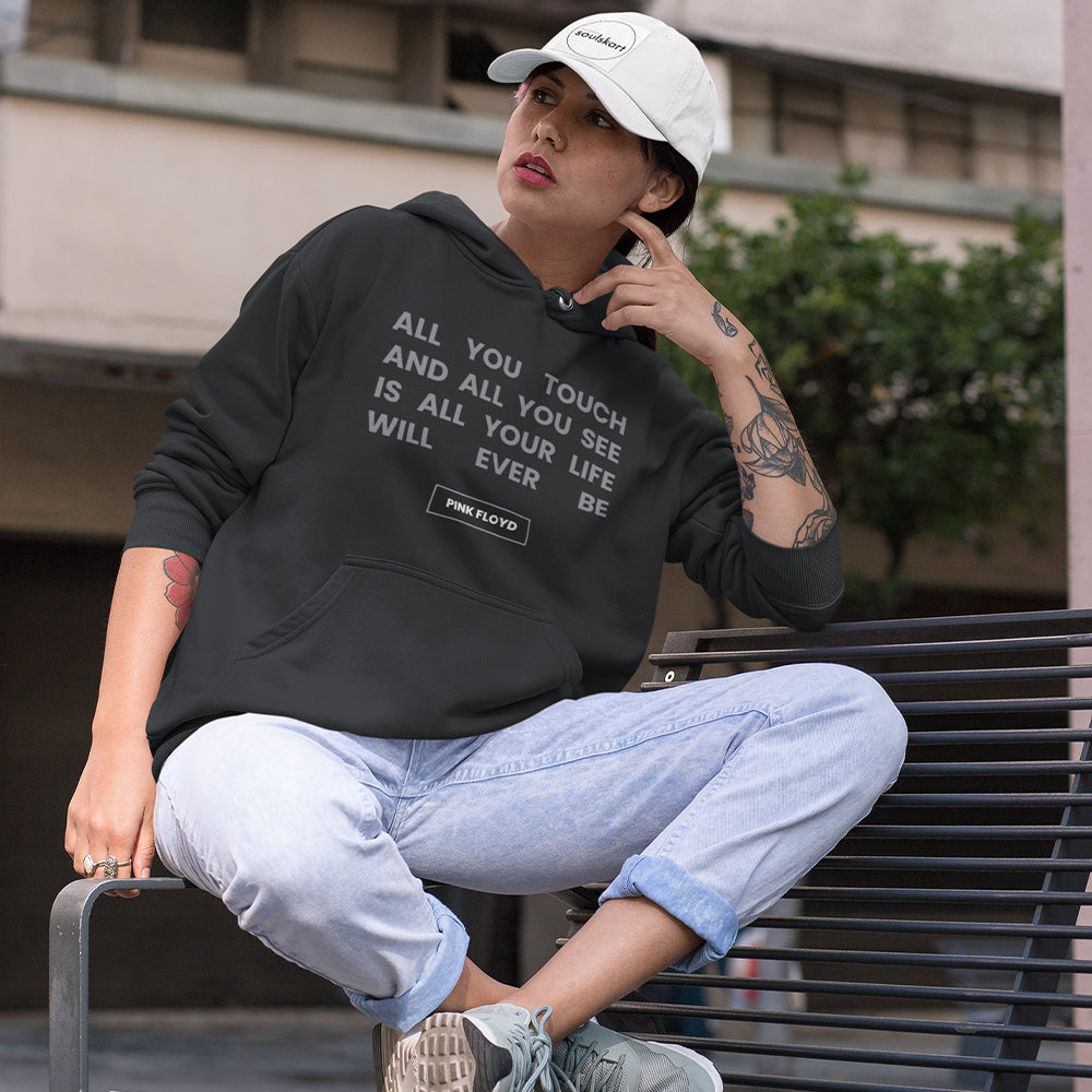 Pink Floyd Breathe(In the air) Unisex Black Hoodie — product photo 4