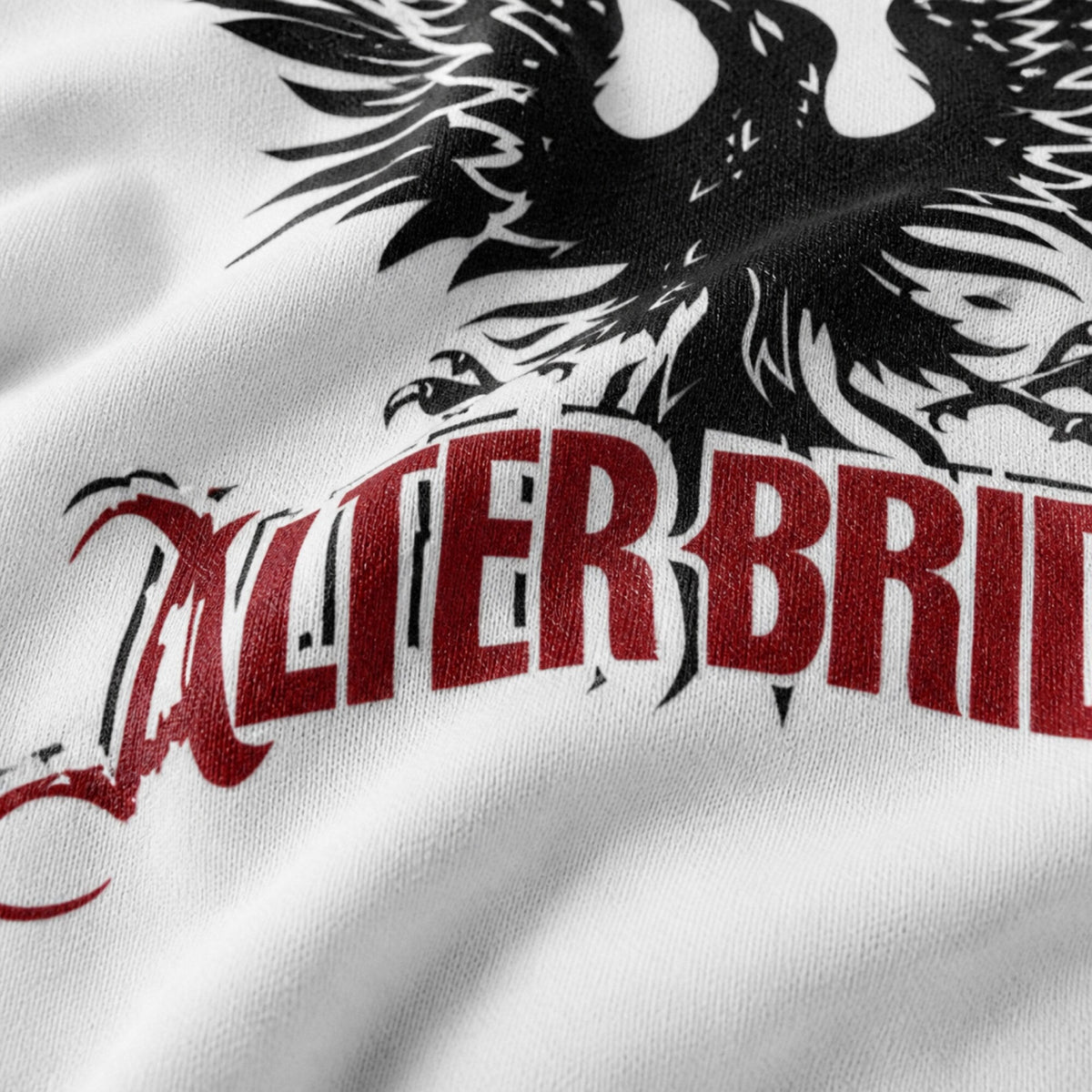 Alterbridge Unisex Premium Sweatshirt — print detail close-up