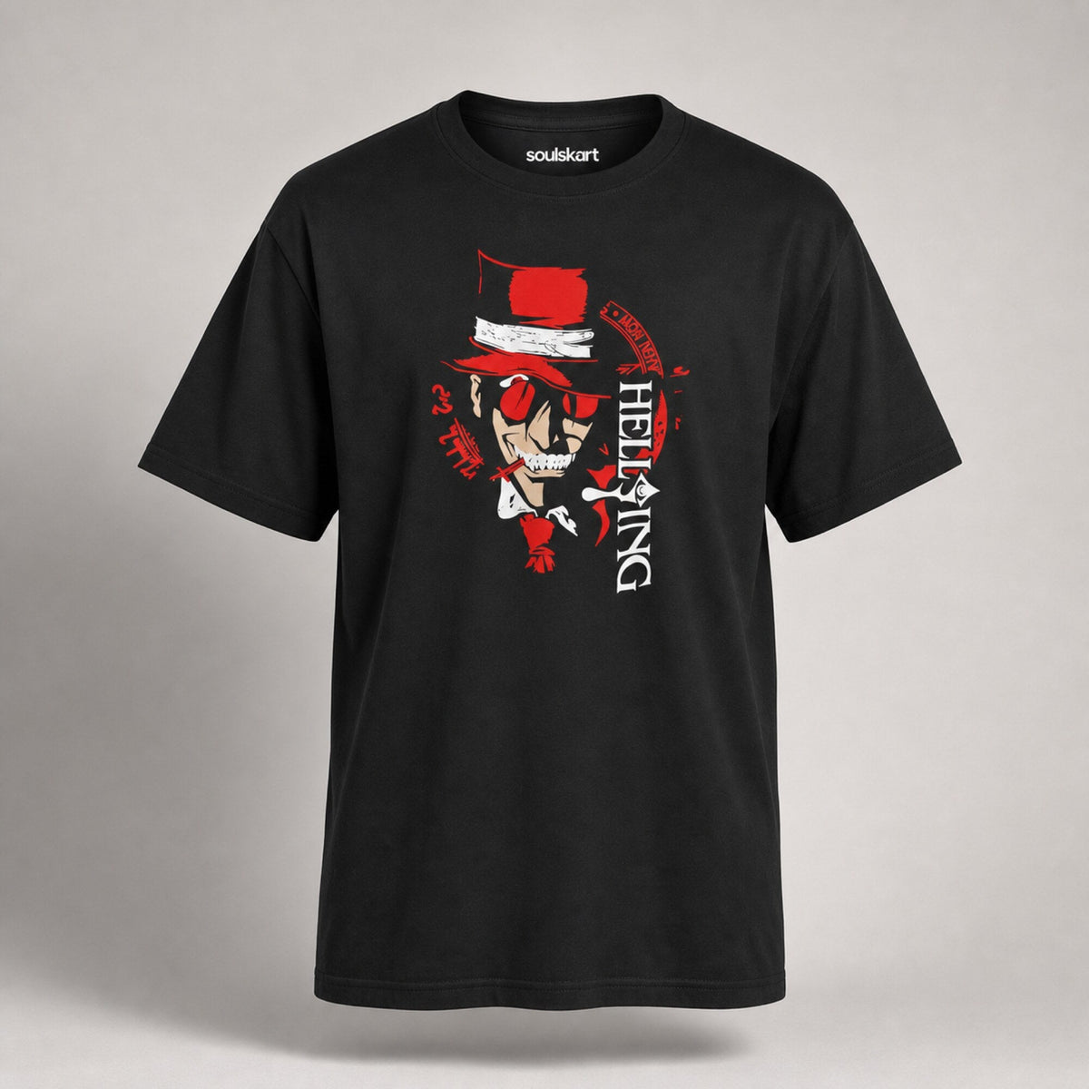 Alucard Unleashed Hellsing-Inspired Unisex Tee — front view