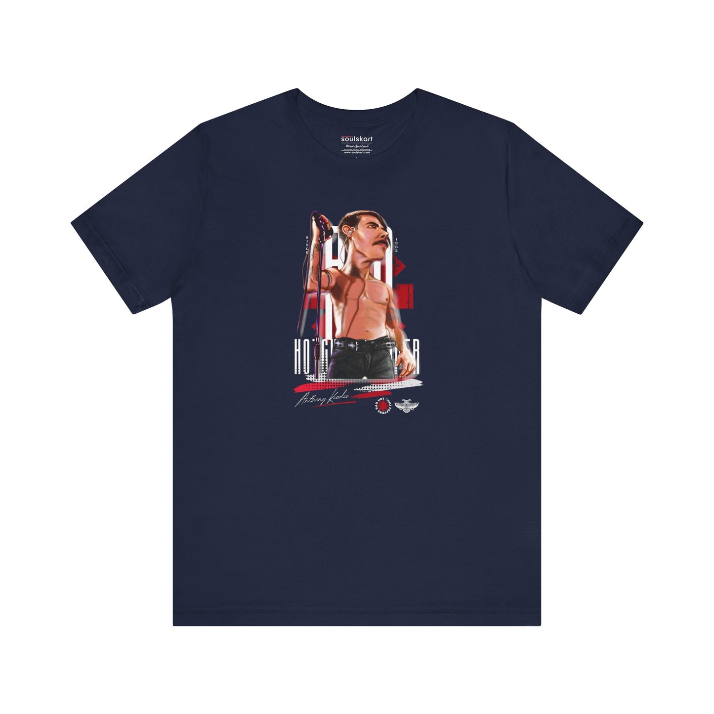 Anthony Kiedis Red Hot Chili Peppers Graphic Tee — front view