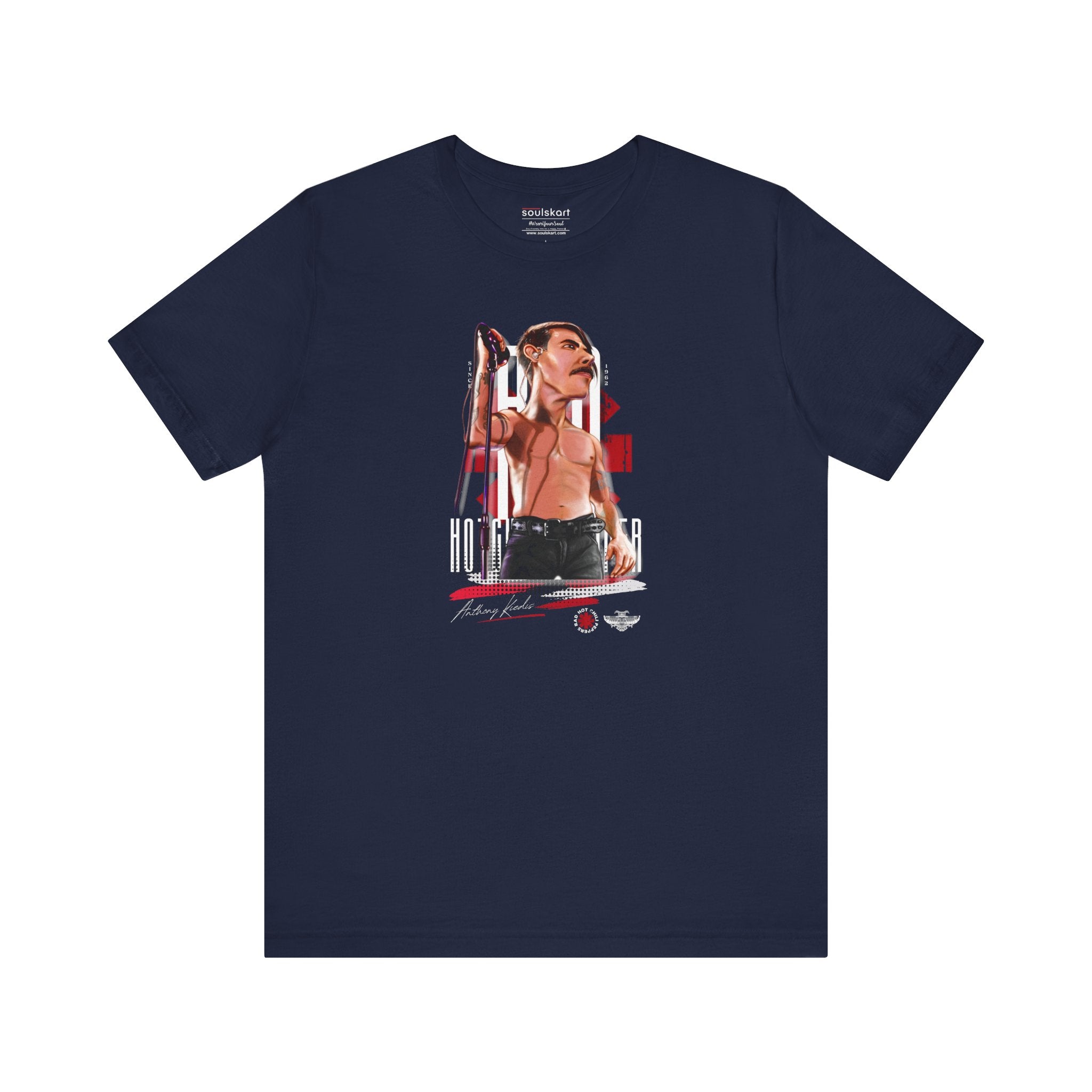 Anthony Kiedis Red Hot Chili Peppers Graphic Tee — front view