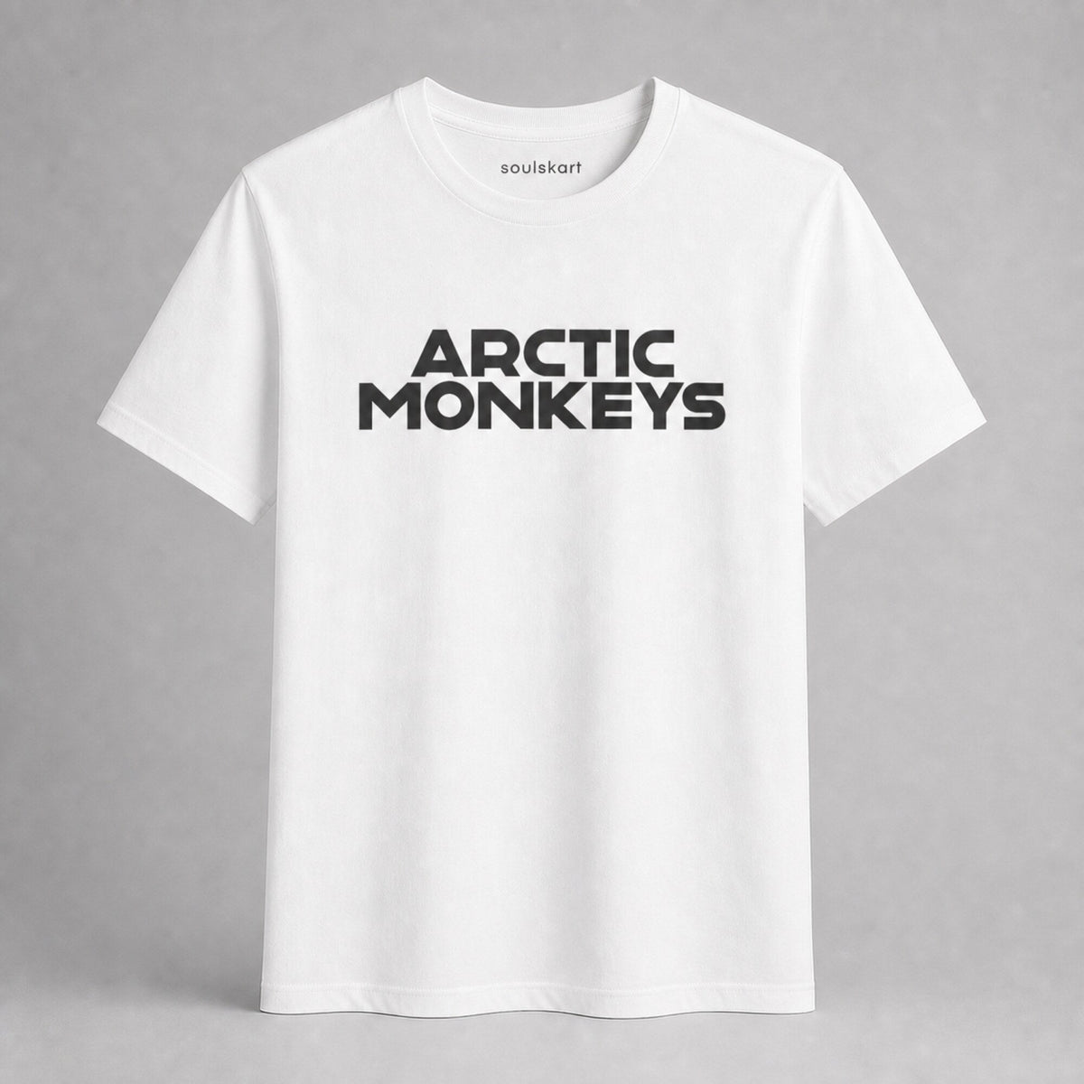 Arctic Monkeys Block Wordmark Tee — front view