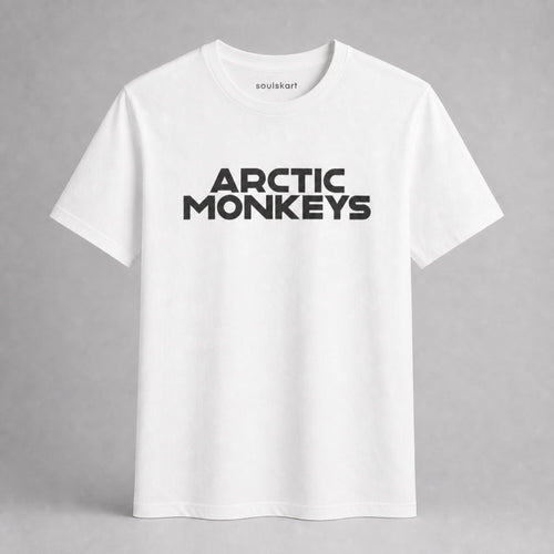 Arctic Monkeys Block Wordmark Tee — front view