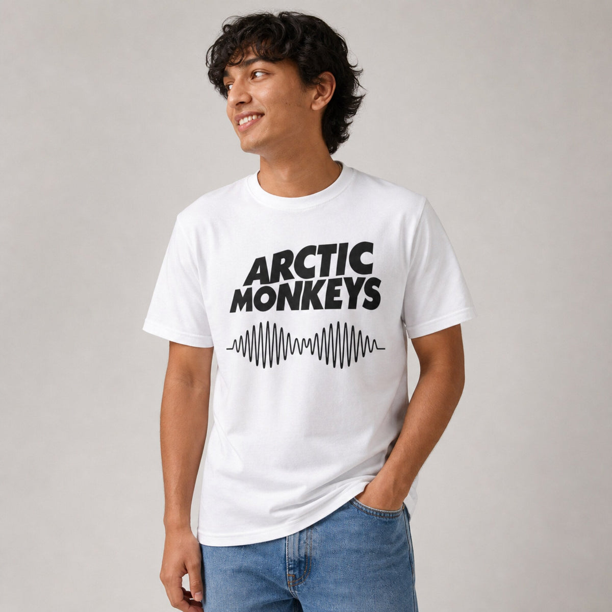 Arctic Monkeys Band Tee - Rock Your Style — worn on model, front
