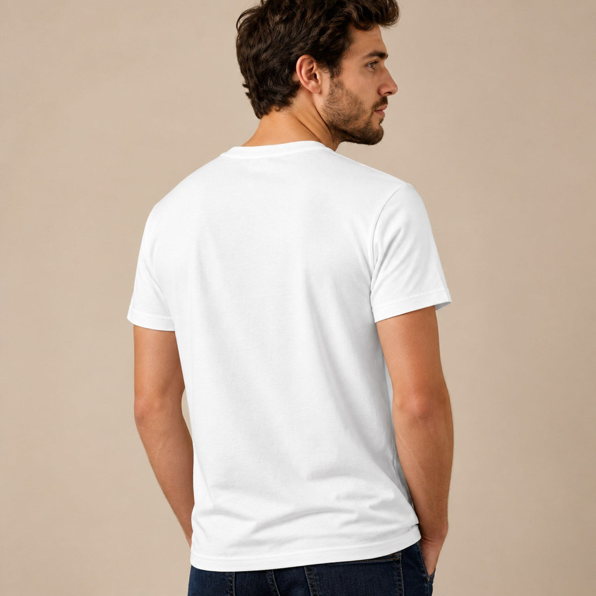 Arctic Monkeys Band Tee - Unisex Music Fan T-Shirt — worn on model, back