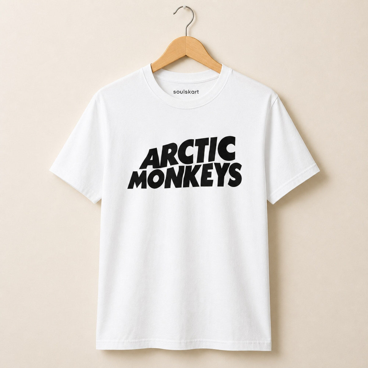 Arctic Monkeys Band Tee - Unisex Music Fan T-Shirt — on hanger
