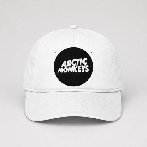 Arctic Monkeys Embroidered Baseball Cap — front view