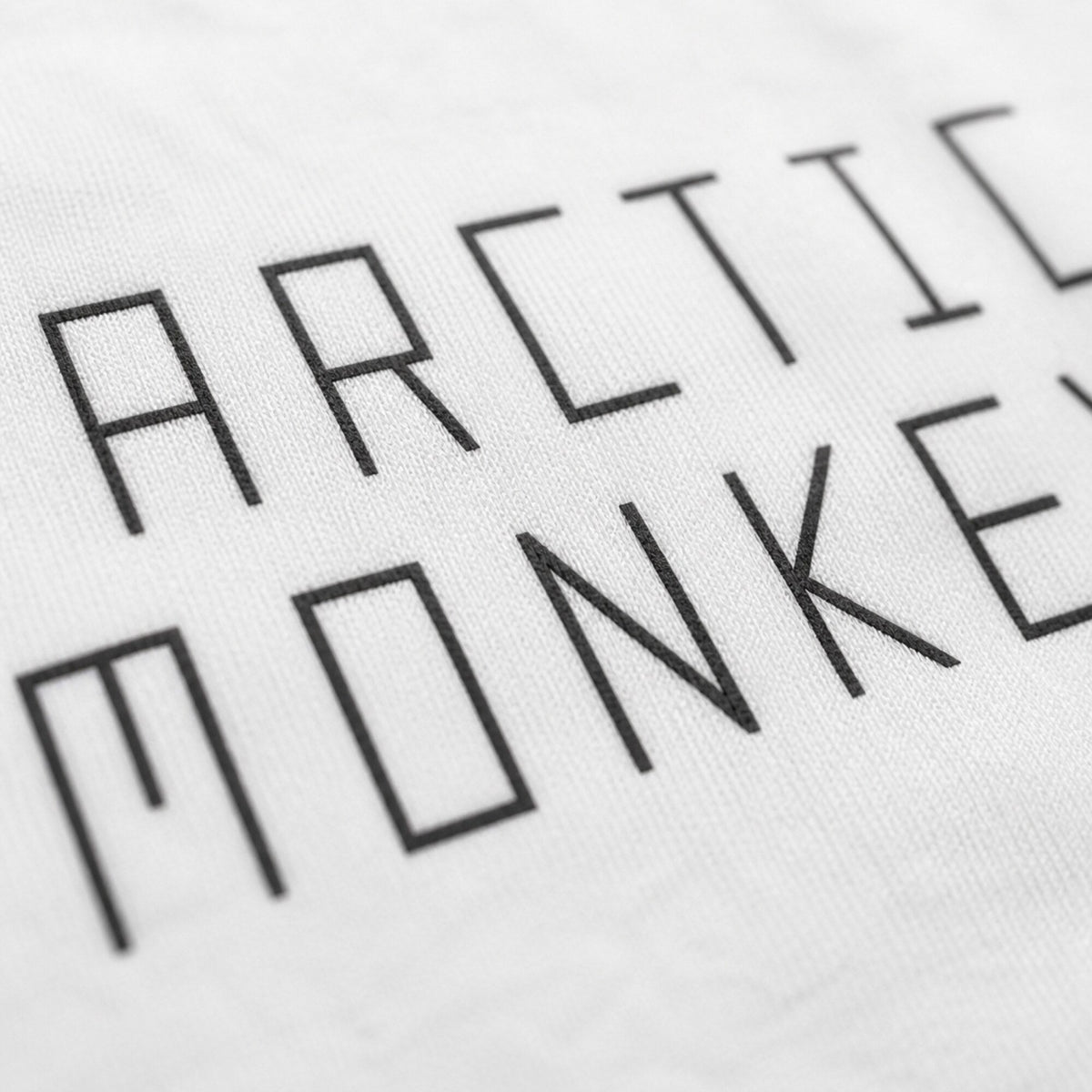 Arctic Monkeys Inspired Soft Print Tee — print detail close-up