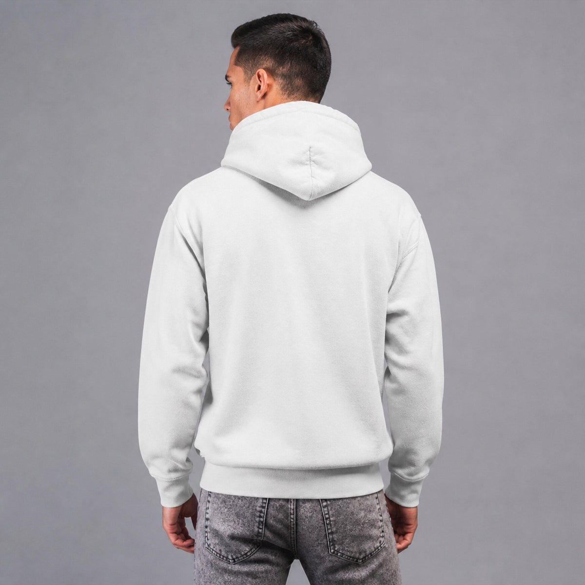 Arctic Monkeys Unisex Hoodie — worn on model, back