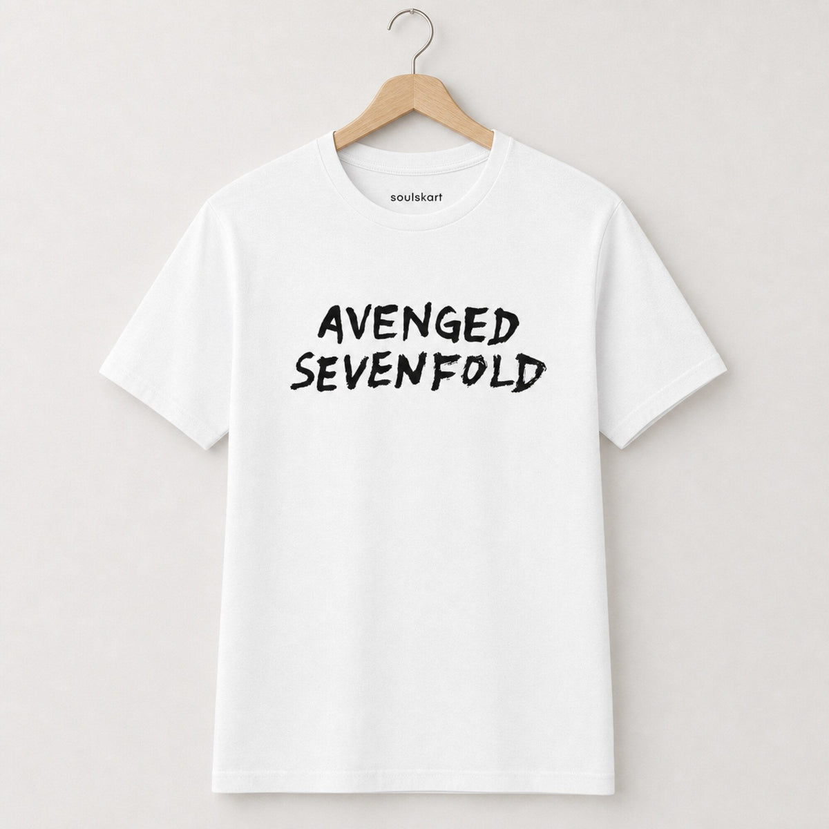 Avenged Sevenfold Tee - Music-Inspired T-Shirt — on hanger