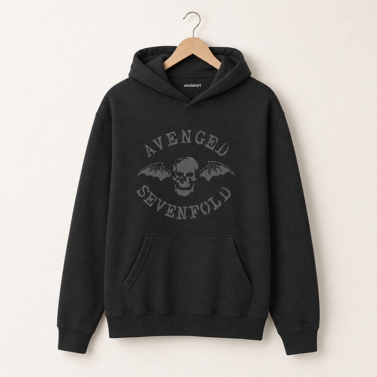 Avenged Sevenfold Unisex Hoodie — on hanger